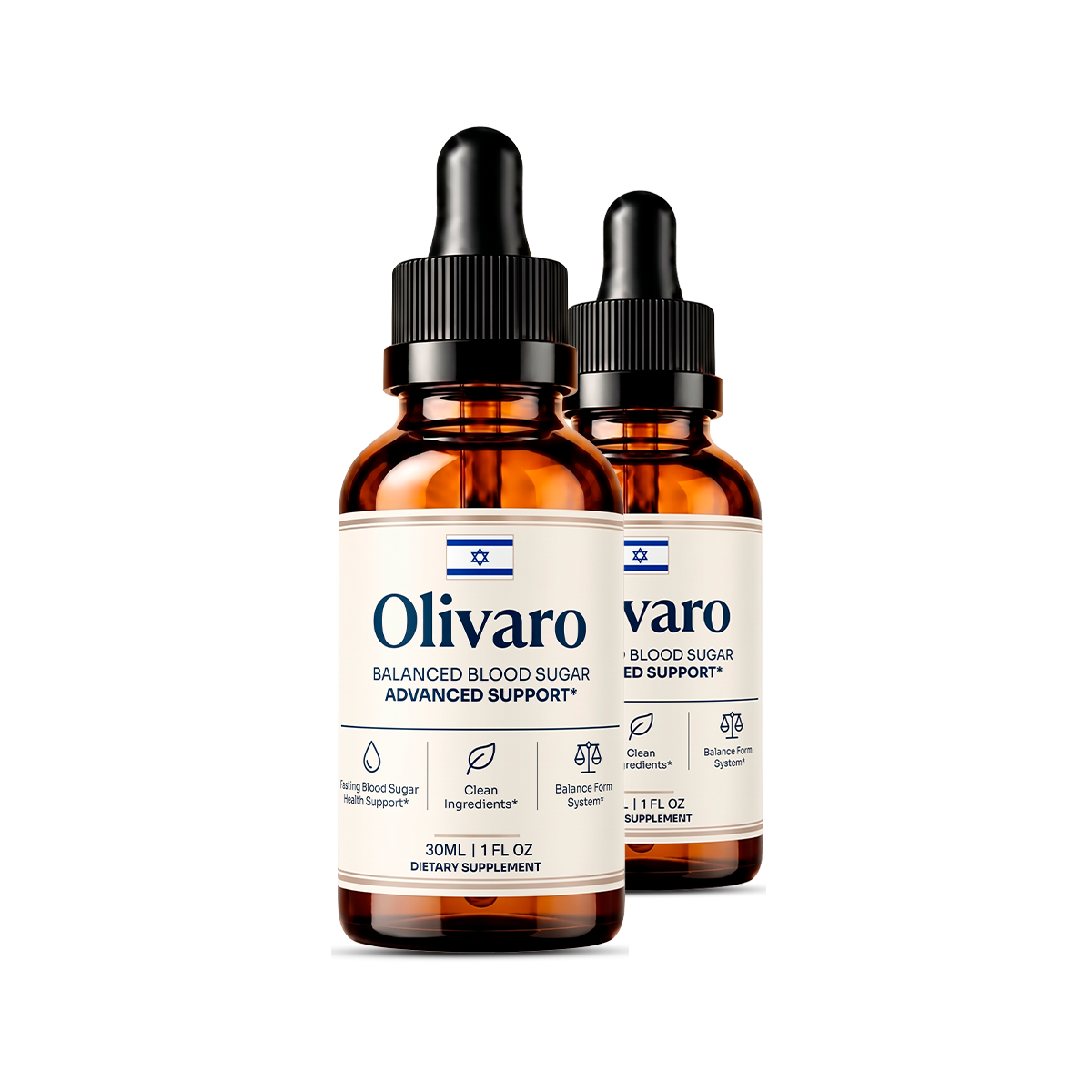 Olivaro Blood Sugar Support Drops — 2 Bottle Bundle